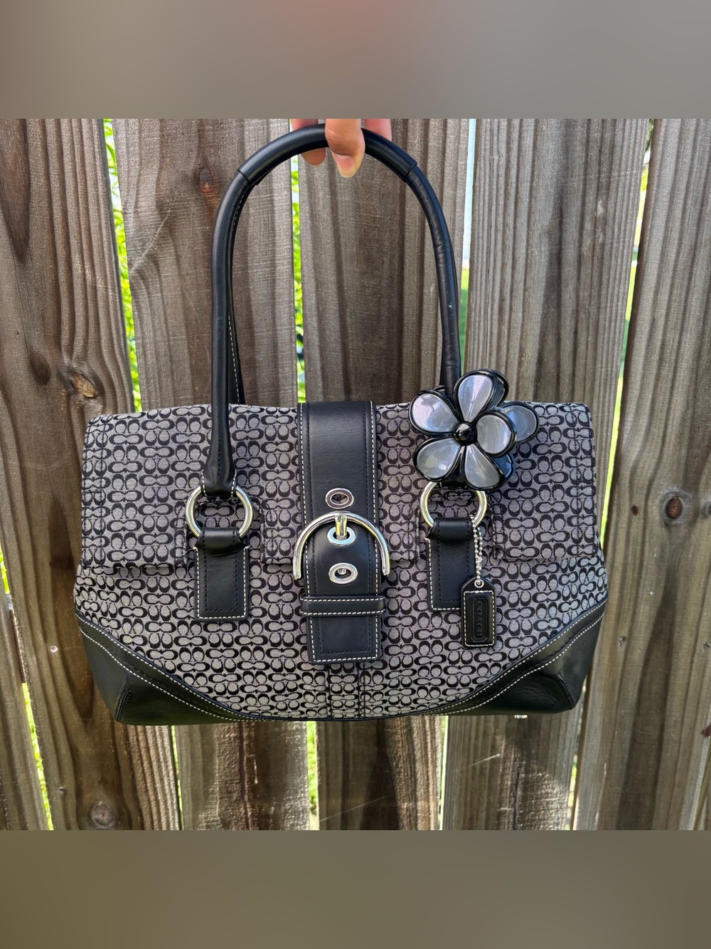 Coach soho signature satchel bag🖤👜